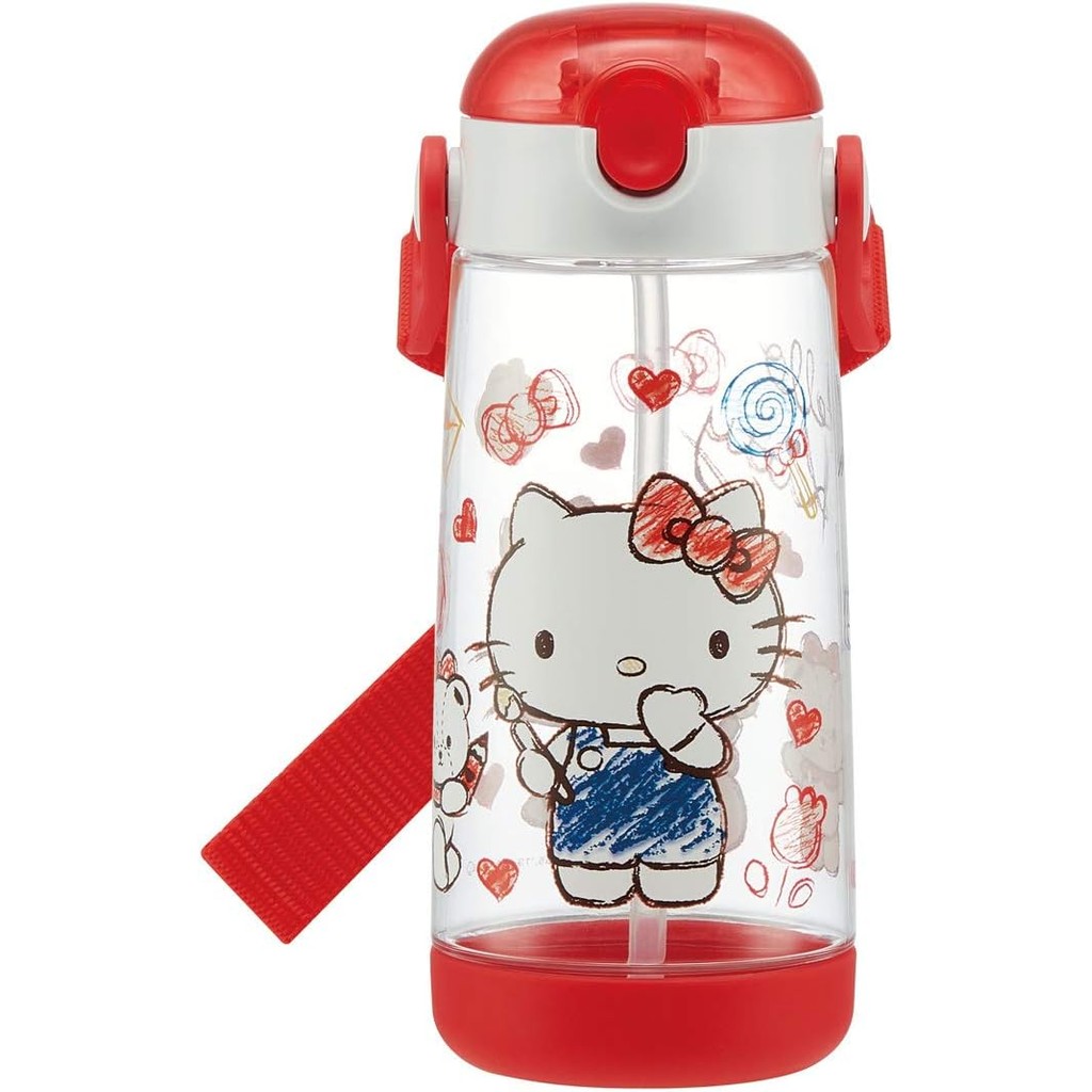 Skater Antibacterial Water Bottle For Kids - 16.9 Oz (480 Ml), Silver Ion AG+, Made In Japan - View #4
