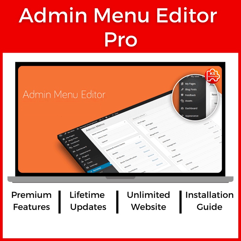 Admin Menu Editor Pro [Latest Version + 100% Working] | Shopee Malaysia