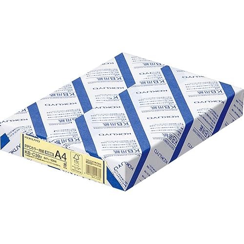 B>A3</b> 100pcs <b>KB</b>-KC138NY <b>Kokuyo</b> <b>PPC</b> <b>Color</b> <b>Paper</b> <b>Both</b> <b>Paper</b