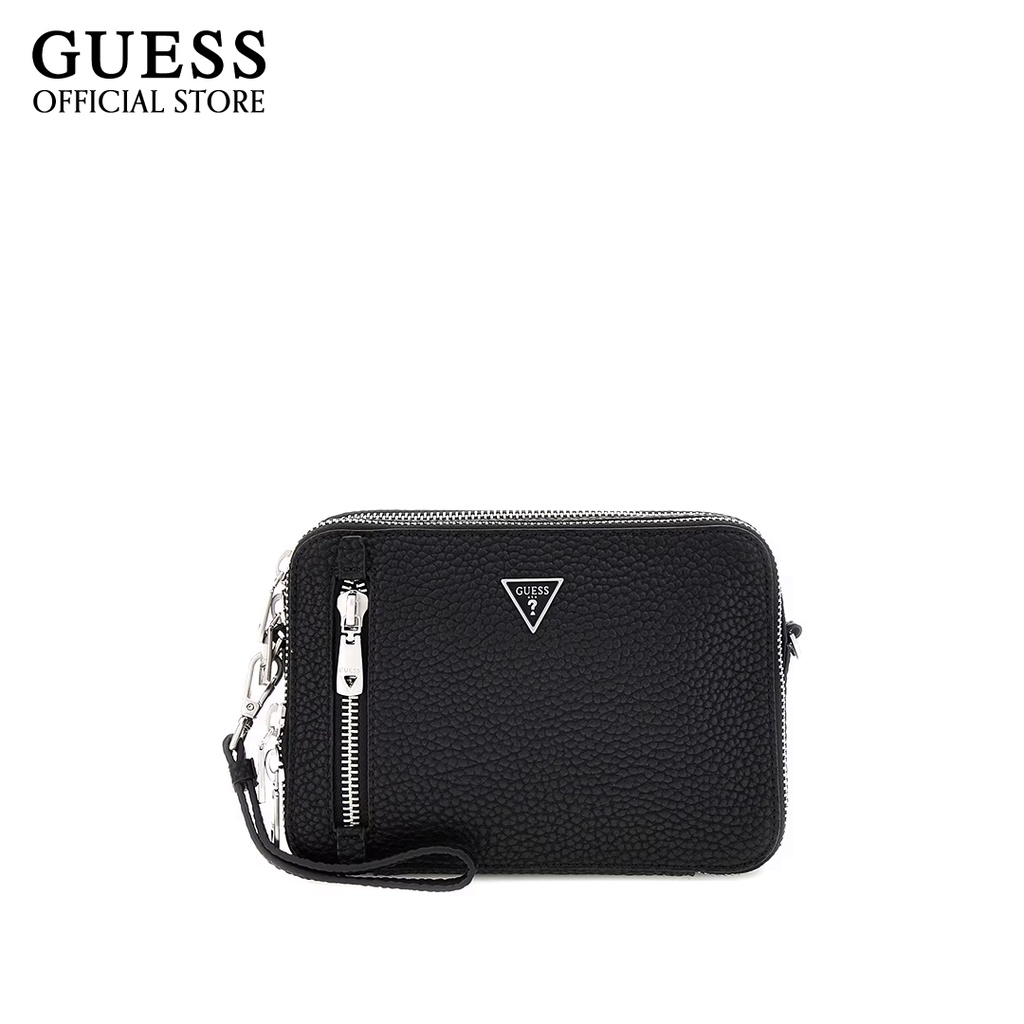 Portefeuille GUESS Torino Bifold Double Wallet - Marron Foncé, 100% Cuir, Protection RFID, Neuf Avec étiquettes