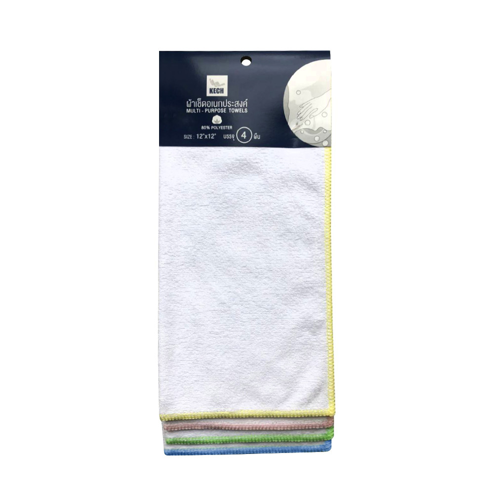 HOMEPRO KECH KITCHEN TOWEL MULTIPURPOSE 4PCS/PACK | Shopee Malaysia