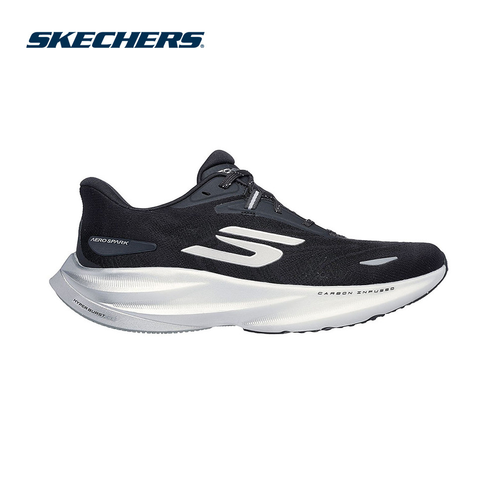Skechers Men GOrun SKX Aero Spark Running Shoes 246200-BKW Kasut Sneaker,  Performance, Sport, Lelaki