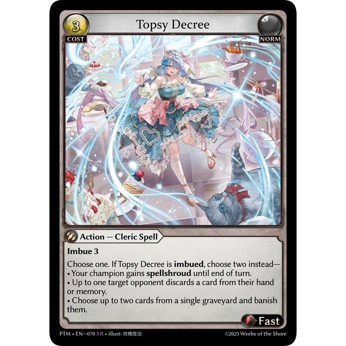 Topsy Decree | PTM-70 | [GATCG SINGLES] | Shopee Malaysia