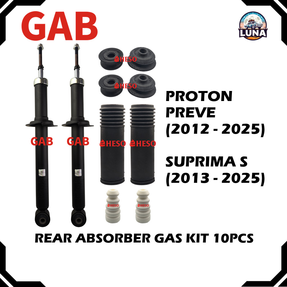 10PCS REAR ABSORBER GAS KIT GAB PROTON PREVE SUPRIMA S | Shopee Malaysia