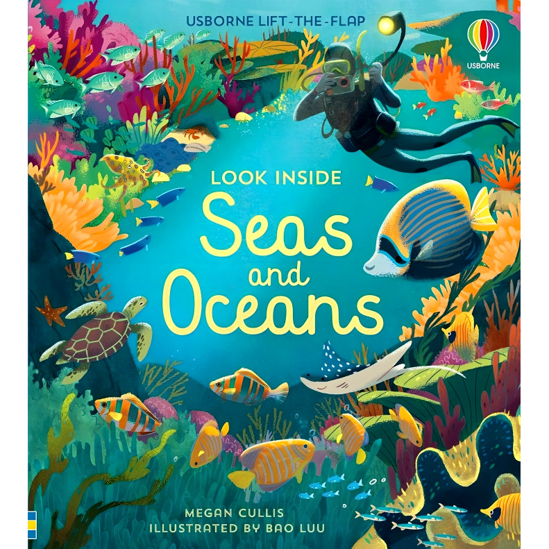 (BBW) USBORNE LIFT THE FLAP: LOOK INSIDE SEAS AND OCEANS (ISBN ...