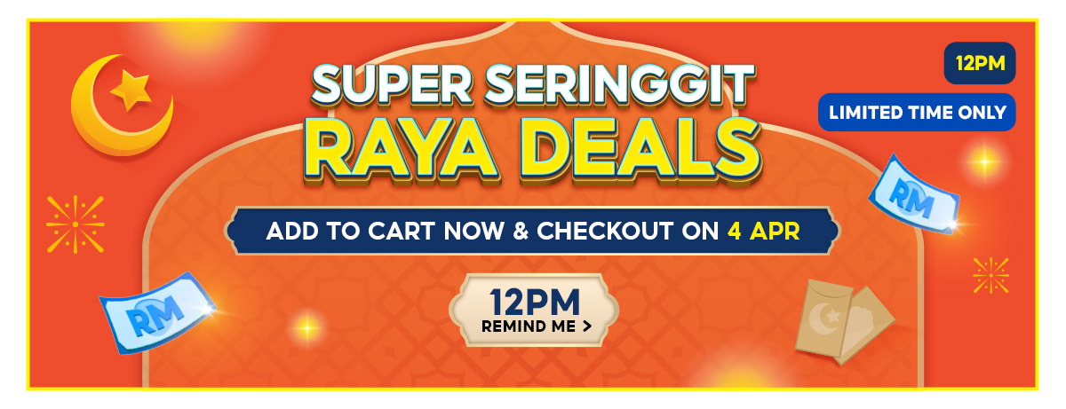 Raya Bersama Shopee Sale 2024  Free Shipping No Min. Spend