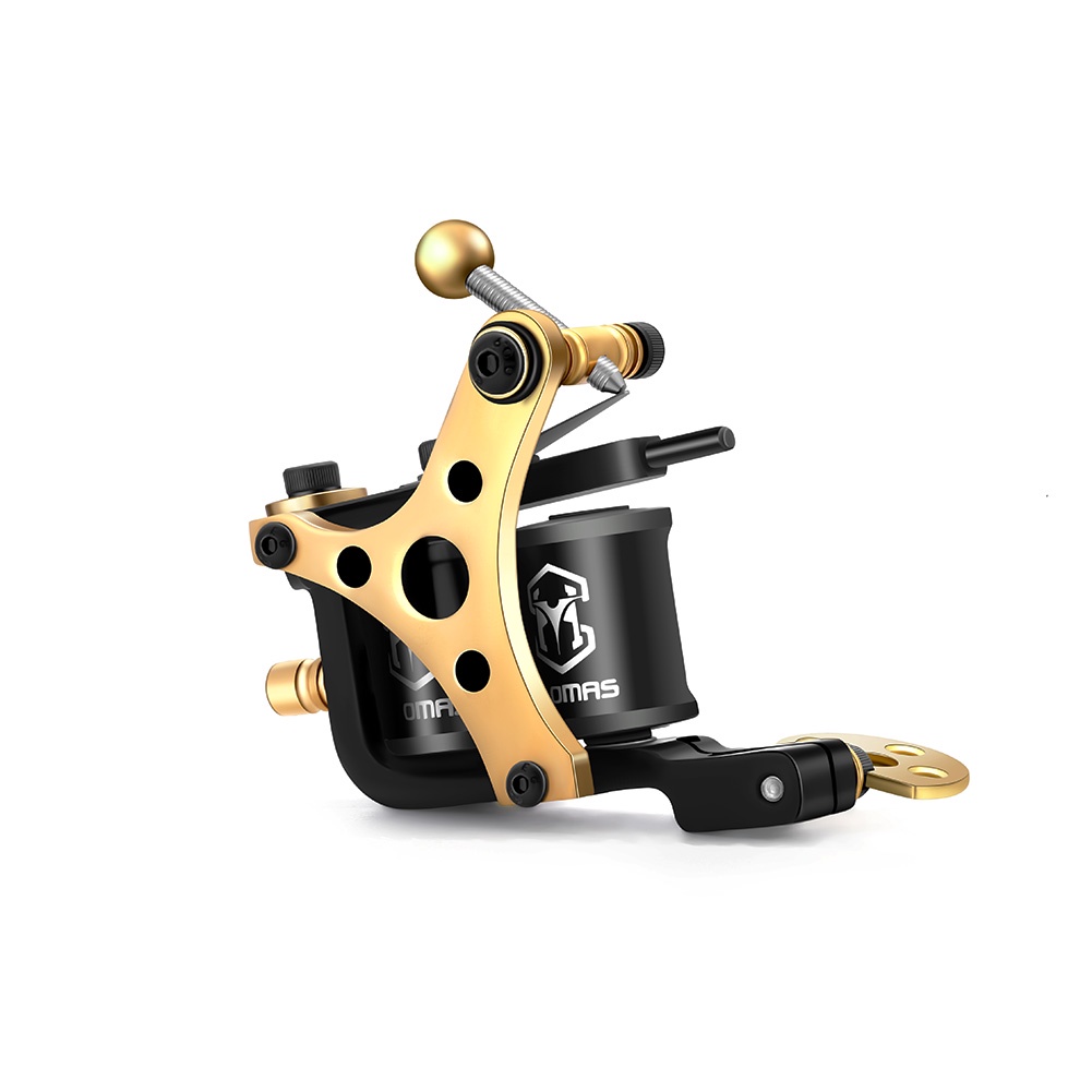 Mummy Handmade Tattoo Machine 8 Wrap Coils Tattoo Gun For liner ...