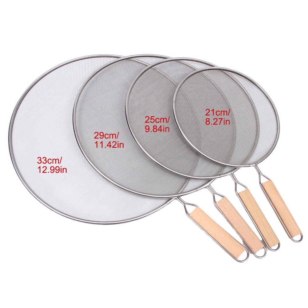 21cm/25cm/29cm/33cm Stainless Steel Splatter Screen Mesh Pot Cover ...
