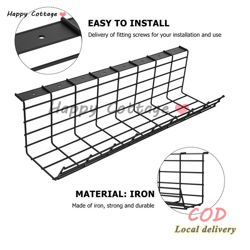 Undertable wire sorting rack Undertable wire slot patch board storage