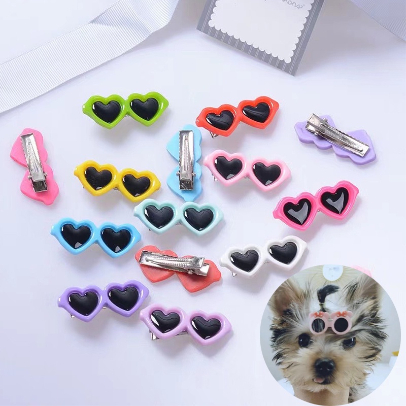 Maltese top hair clips