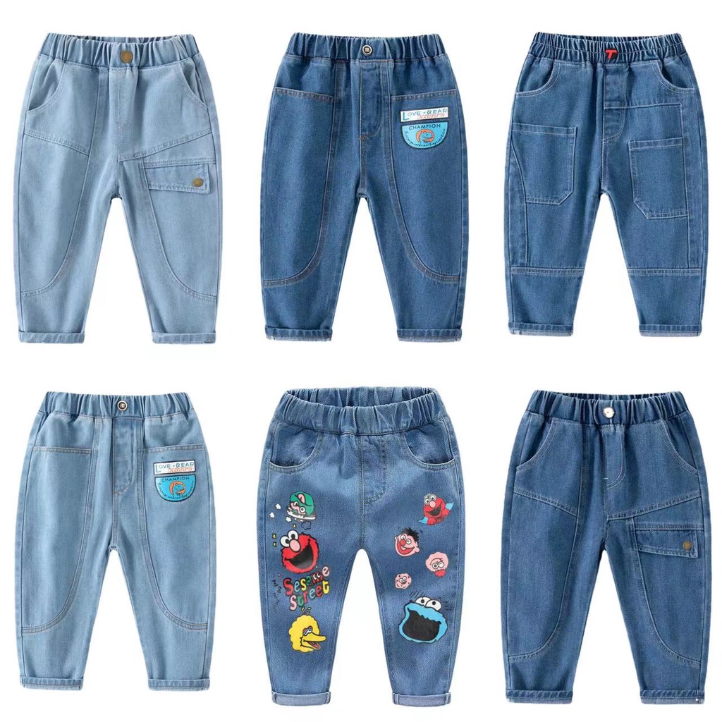 Soffny Boys Kids Jeans Baby Boy Jeans Soft Kids Trending Children Solid