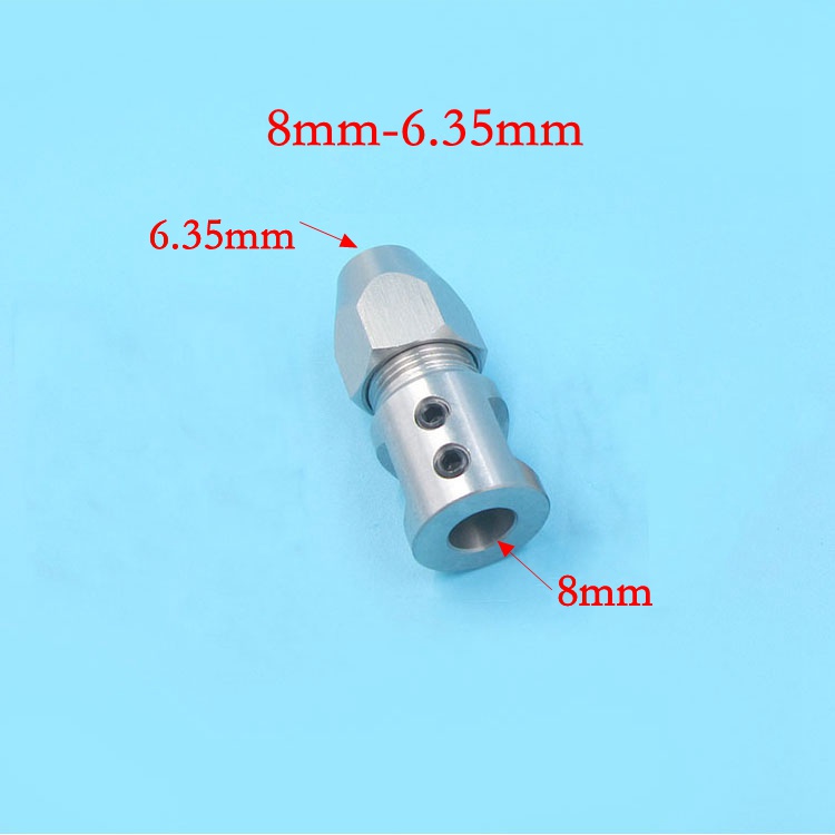 RC Boat Flex Shaft Collet Stainless Steel Flexible Cable Coupler For ...