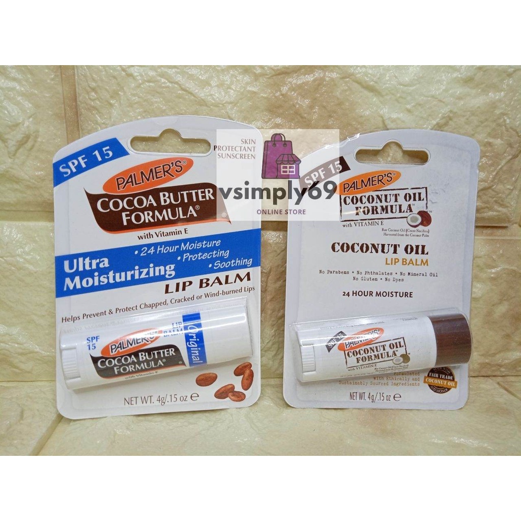 Palmer's Cocoa Butter/Coconut Oil Formula Lip Balm (4g) Shopee Malaysia