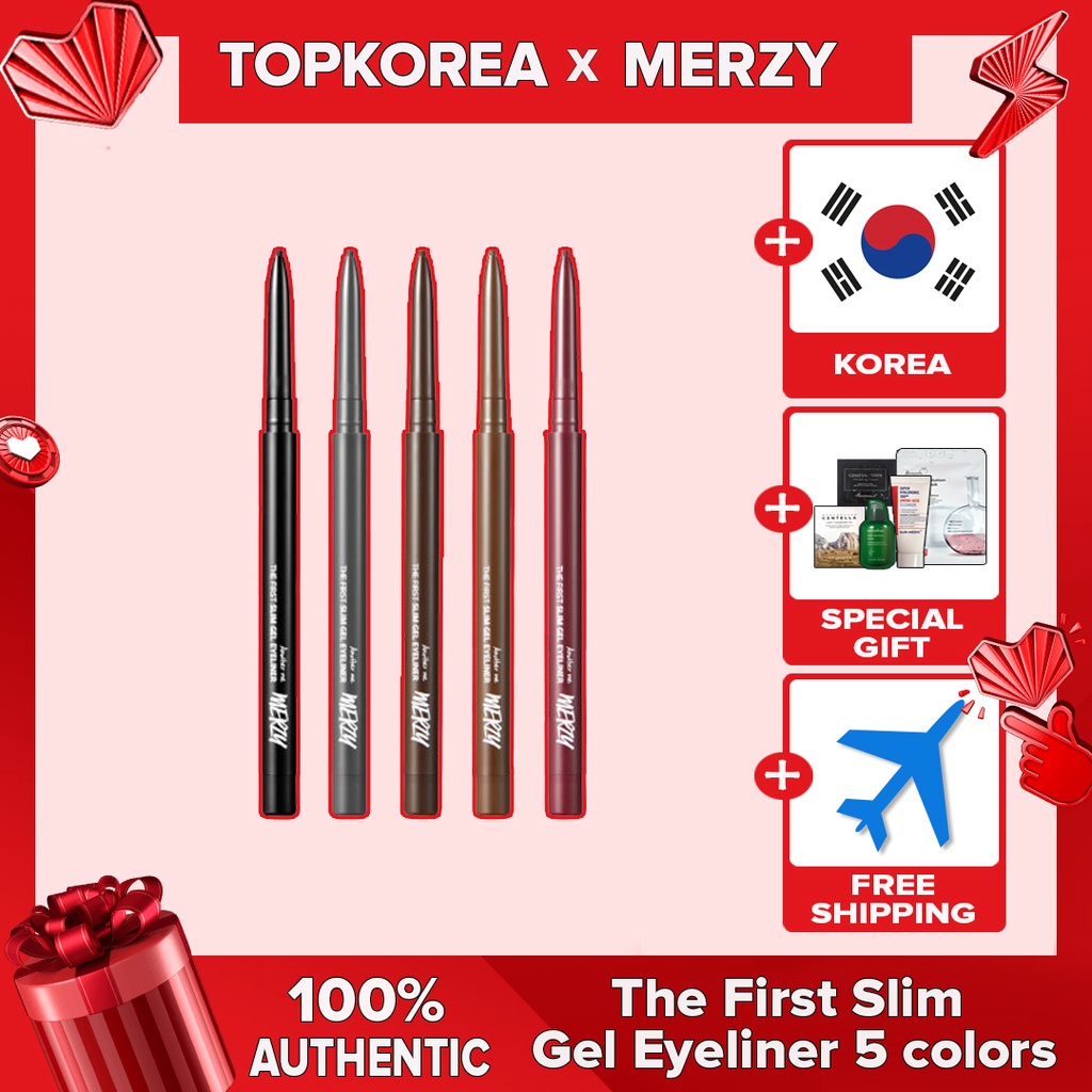 ★Merzy★The First Slim Gel Eyeliner 5 colors / TOPKOREA / Shipping from ...