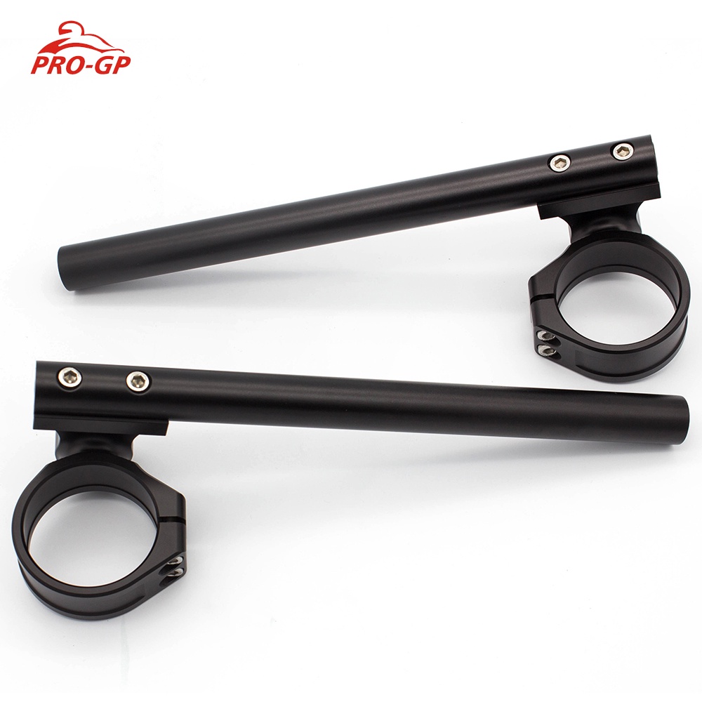 Motorcycle 7 8 Clip On Heighten Handlebar 41mm 55mm Universal Cnc