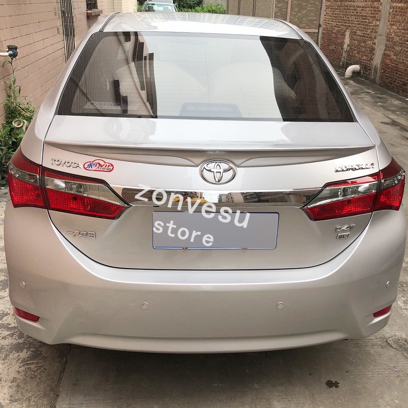 Use For Toyota Corolla 2014--2018 Year Spoiler A ABS Plastic Carbon ...