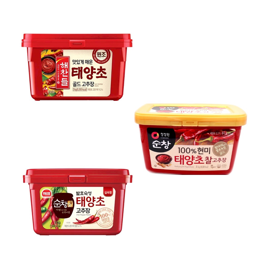 GOCHUJANG 3K korean red pepper paste 3kg CJ / SAJO / DAESANG Shopee Malaysia