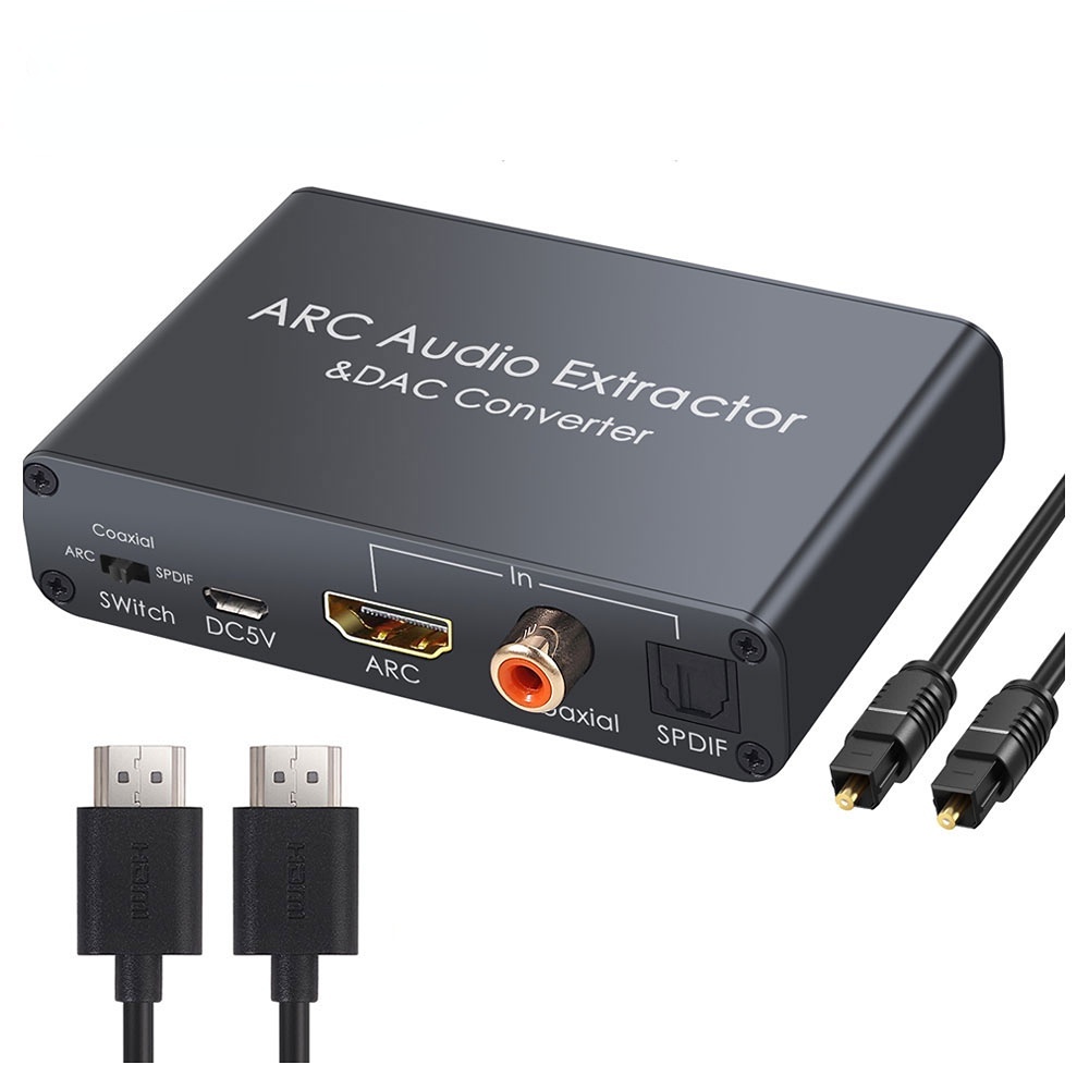 Audio Return Channel DAC Converter With Digital Optical
