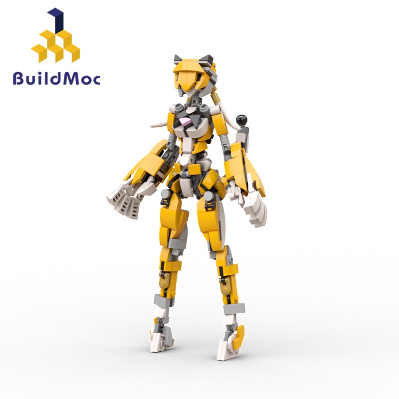 Buildmoc Mobile Suit Girl mech robot Model building blocks 314PCS ...