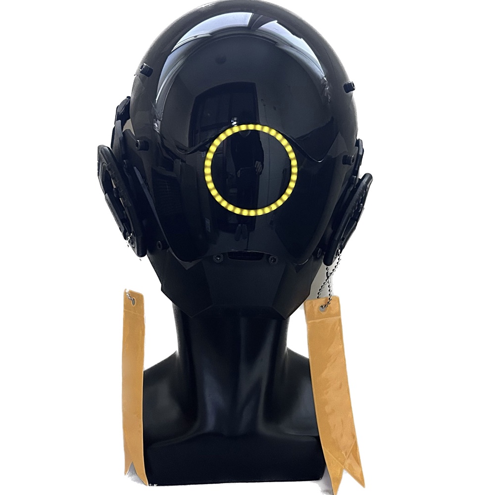 7 LED colors to choose from Cyberpunk Mask Selectable Led Samurai ...