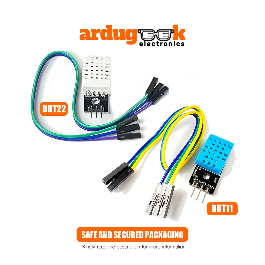 DHT22 DHT11 Temperature and Humidity Sensor Arduino Compatible Weather ...