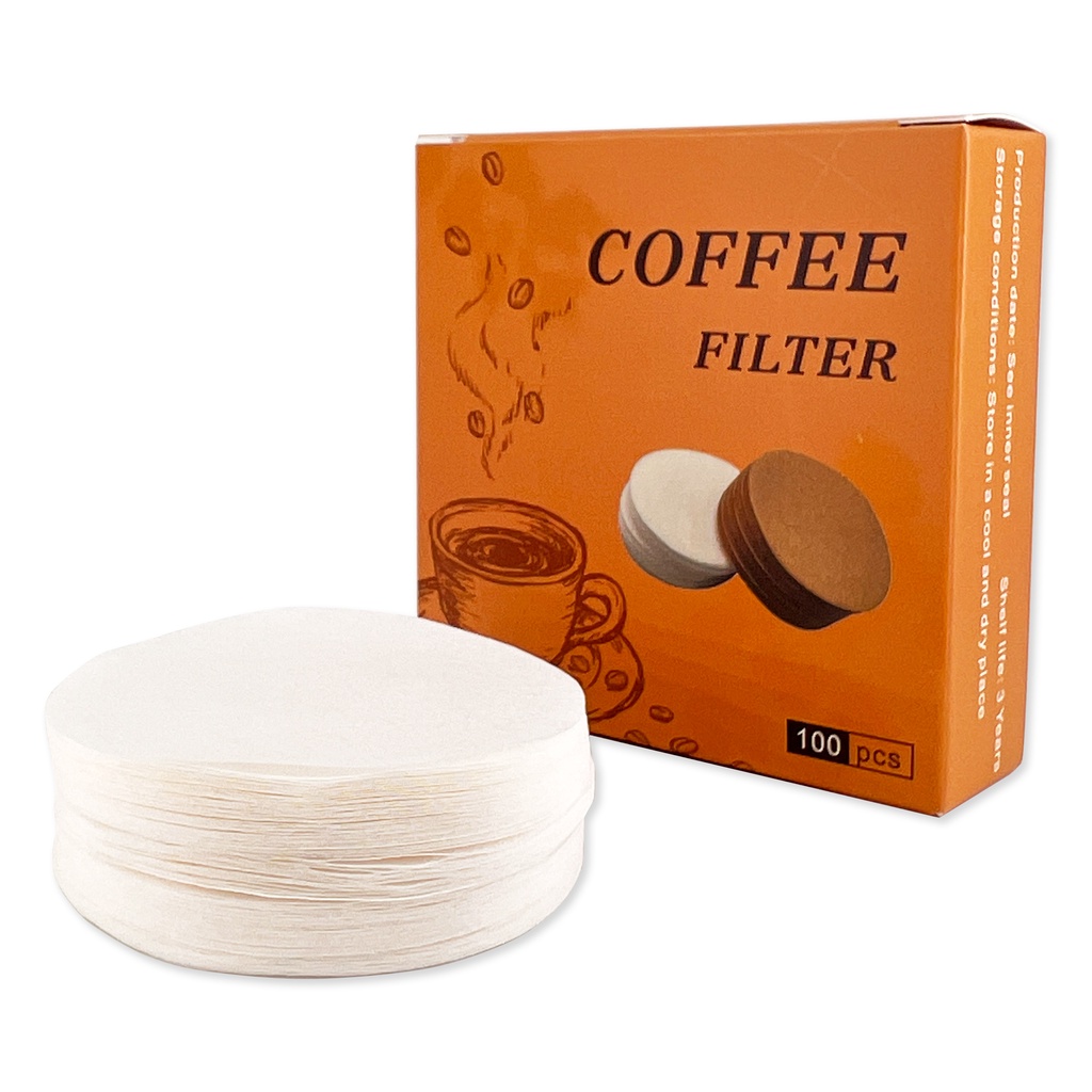 NEOUZA Coffee Paper Filter Round for Espresso Machine Portafilter Moka