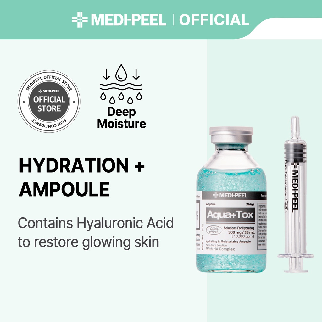 [MEDIPEEL Official] Aqua Plus Tox Ampoule 35ml (Ampoule, Lifting, Dry