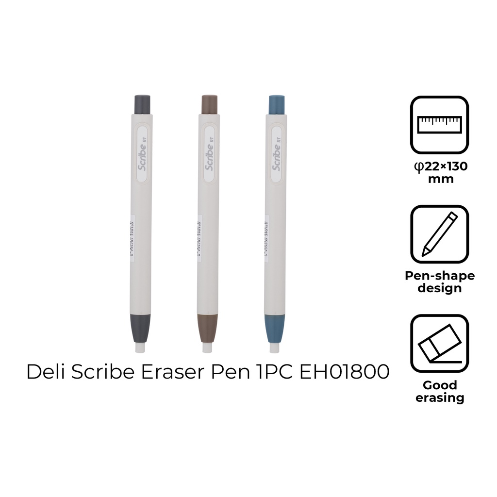 Deli EH01800 Scribe Eraser Pen (1pc) | Shopee Malaysia