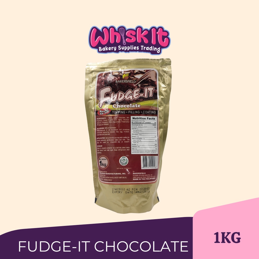 Bakersfield Fudgeit Chocolate and Caramel and Ube and Yema 1KG