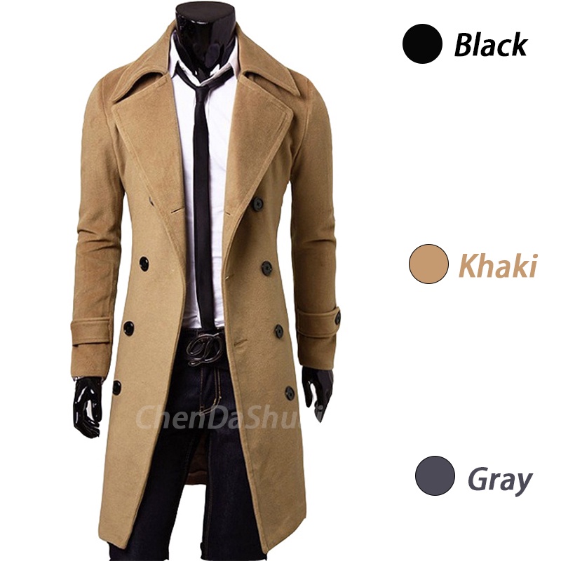 Men's thigh length winter coat best sale