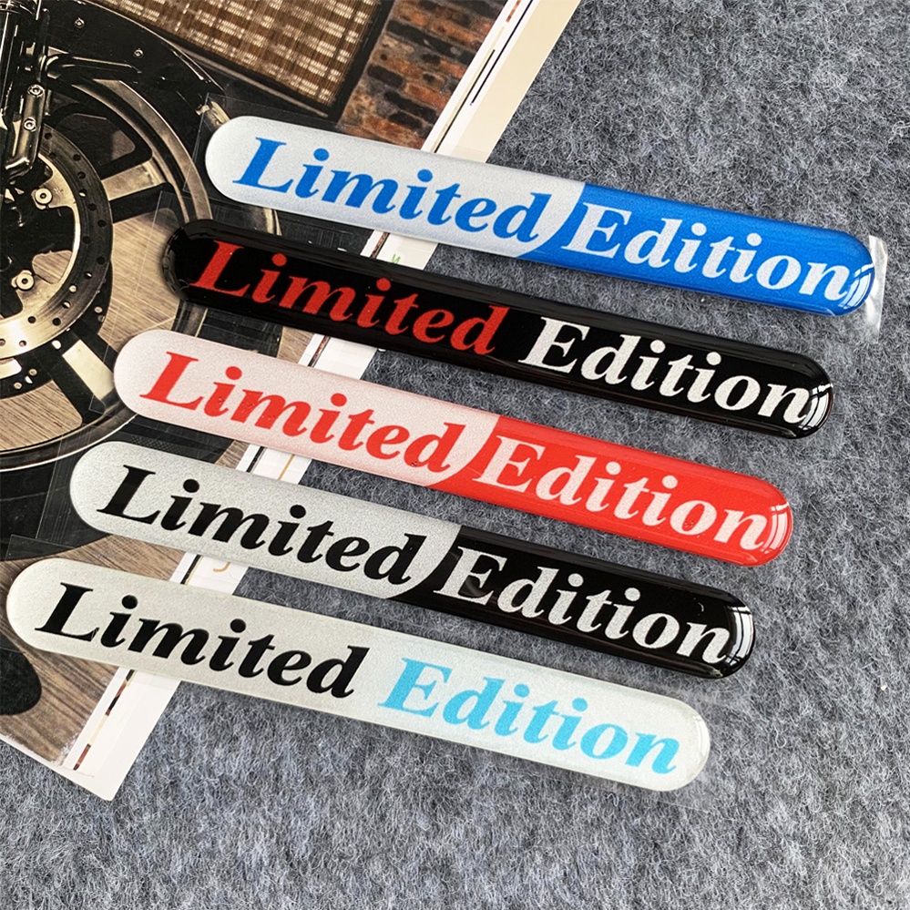 3D Resin Gel Reflective stickers Motorcycle Tank Emblem Limited Edition ...