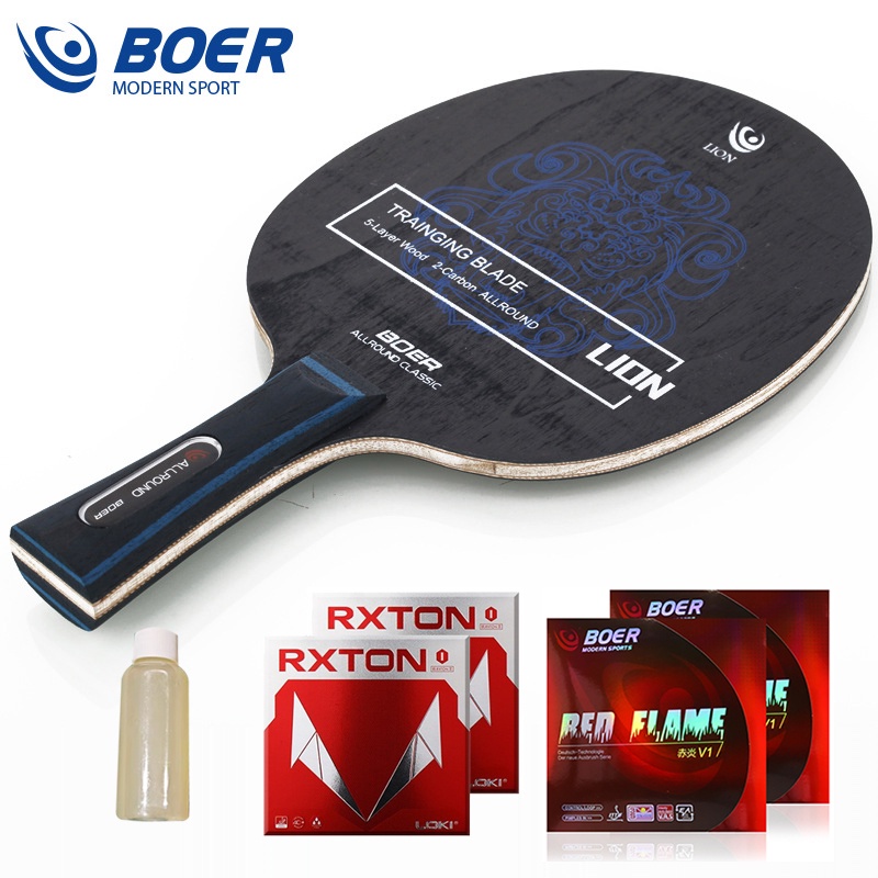 Boer Lion Table Tennis Blade 5+2 Wood Ping Pong Blade Good for Attack ...