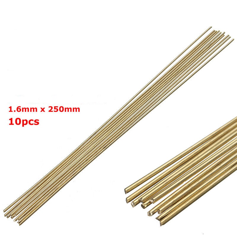 10pcs/lot 1.6mm Diam Welding Solder Rods Gold 250mm Length Gold Rods ...