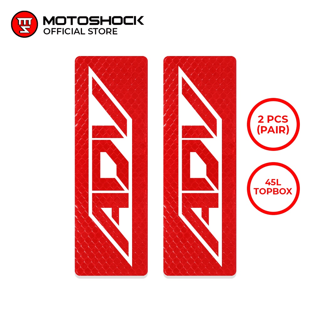 ADV Reflector Design for TopBox 45/55 Liters (PAIR) | SEC Logo for Top ...