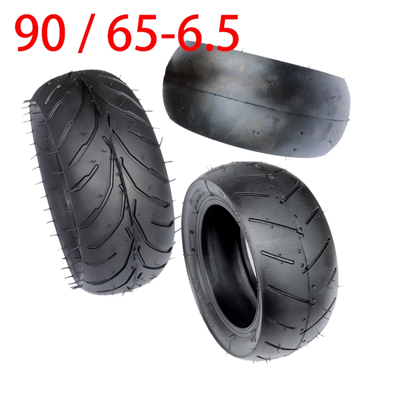 Tayar Tyre & Tube ( 110/50-6.5 90/65-6.5 ) Front Rear Pneumatic tire ...