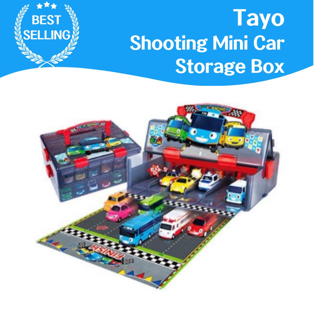 Tayo Shooting Mini Car Storage Box with Special Friends Series Mini