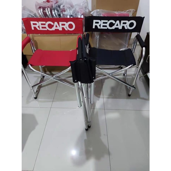 VIP Recaro and Rays Chair Outdoor Folding Chair Aluminum Made Red and ...