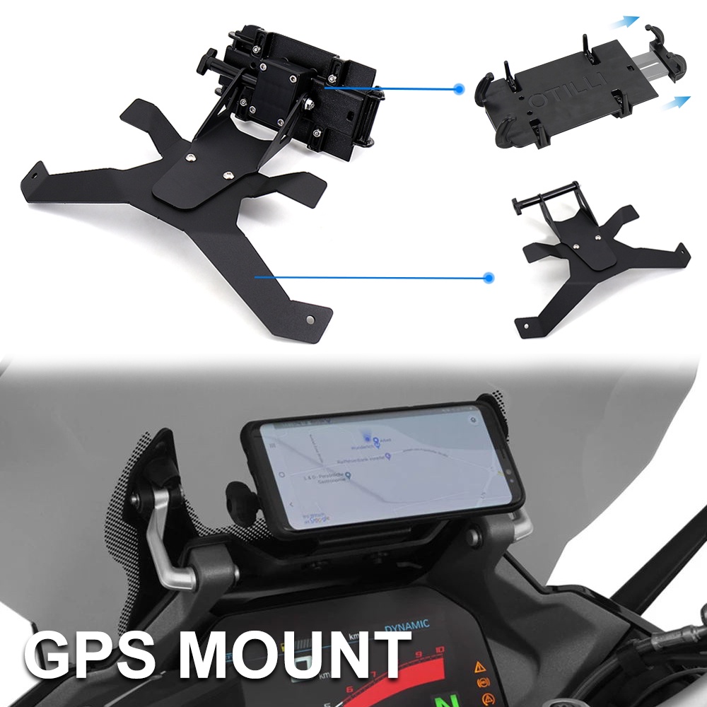 R 1250 RS Modify Phone Holder Stand GPS Mount Navigator Plate Bracket