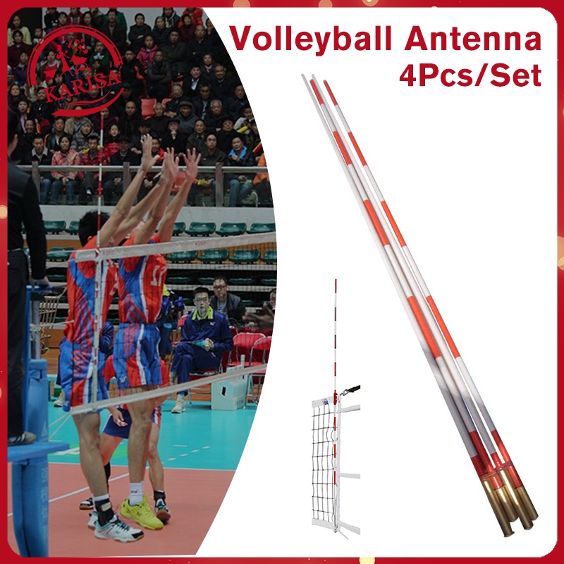 1 Pair Volleyball Antenna Set Volleyball Equipment Shopee Malaysia
