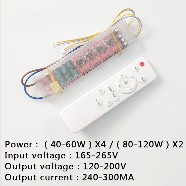 Infrared remote control LED driver 3 colors ceiling lamp transformer ...