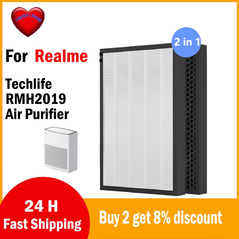 Replacement Filter for Realme Techlife RMH2019 Air Purifier Filter