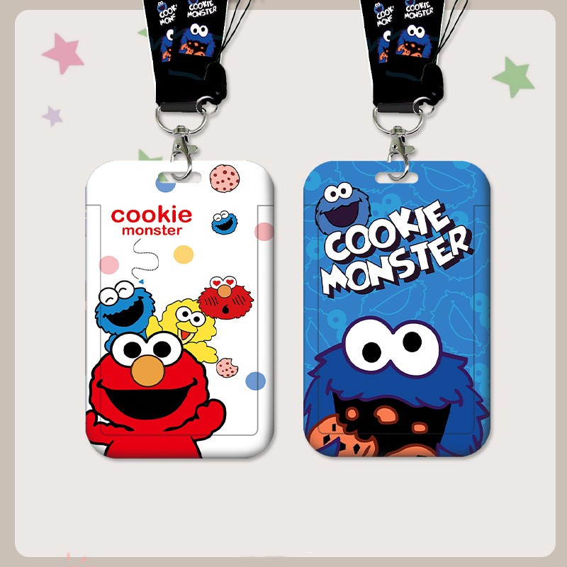 Student Card Holder Protective Case Campus Cute Korea Sesame Street ...