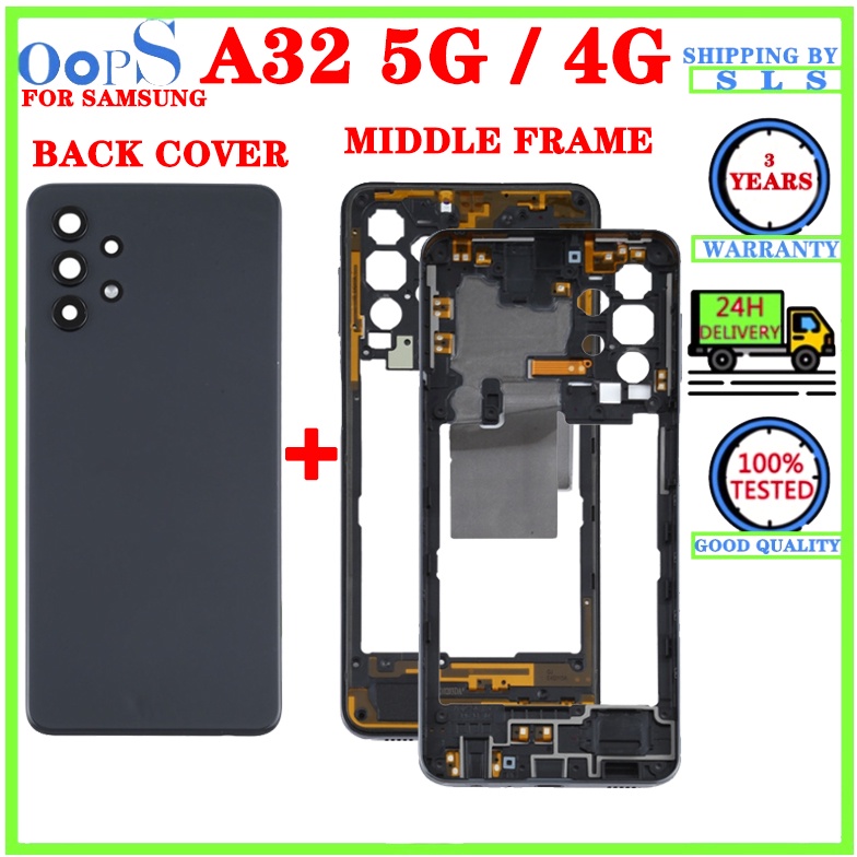 Full Back Housing For Samsung Galaxy A32 4G A325 5G A326 LCD Middle ...