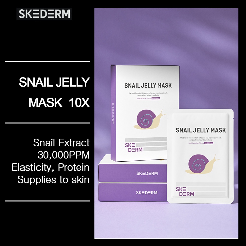 SKEDERM Snail Jelly Mask Pack facial elasticity korea cosmetic korean