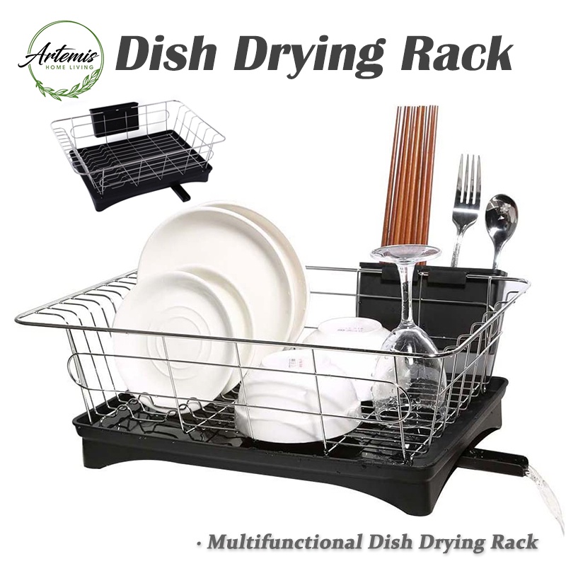 Dish Drying Rack, Stainless Steel Dish Drainer for Kitchen, Dish