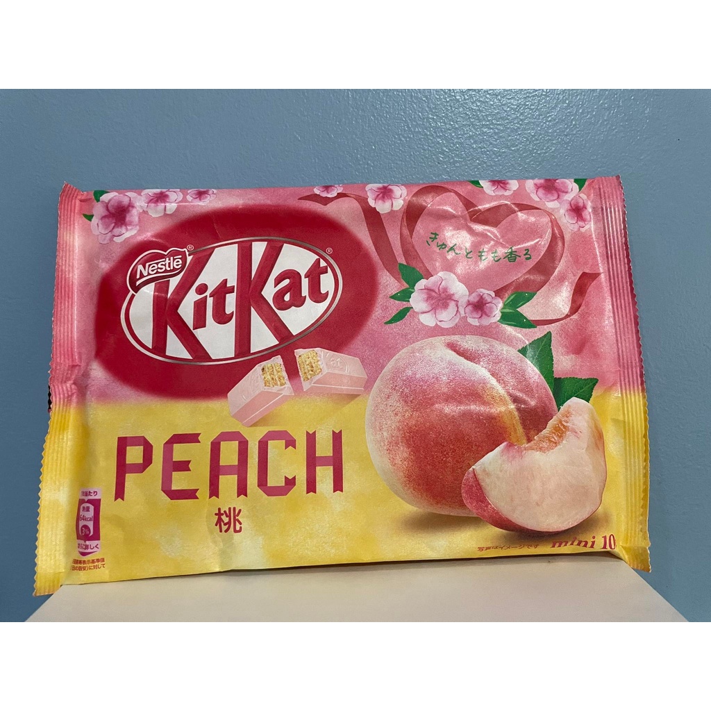 Nestle Kit Kat Peach Flavor Mini Shopee Malaysia