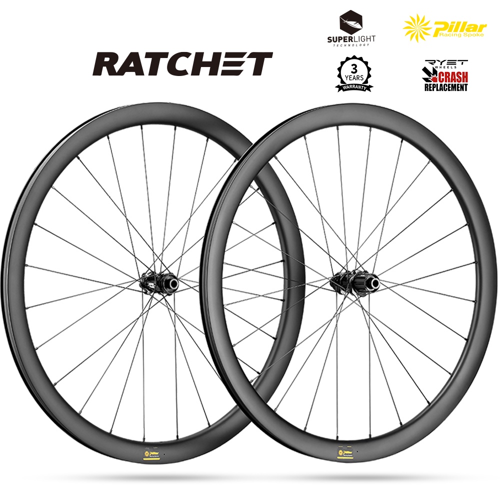 Lexon Ryet Gravel Carbon Wheelsets Disc Brake Ratchet Hub Tubeless Ready Wheels Center Lock