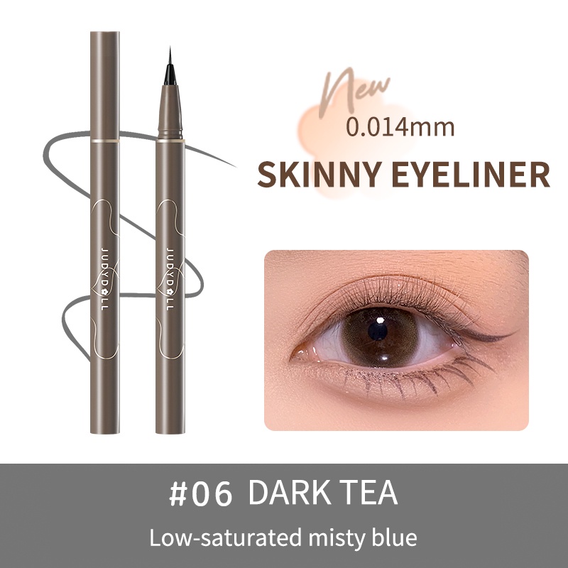 Judydoll Slim Liquid Eyeliner Ultra Fine Skinny Waterproof Quick Drying Long Lasting Makeup 0 2814