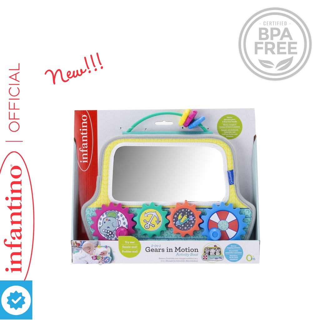 INFANTINO 2 In 1 Gears In Motion Activity Boat BpaFree Shopee Malaysia