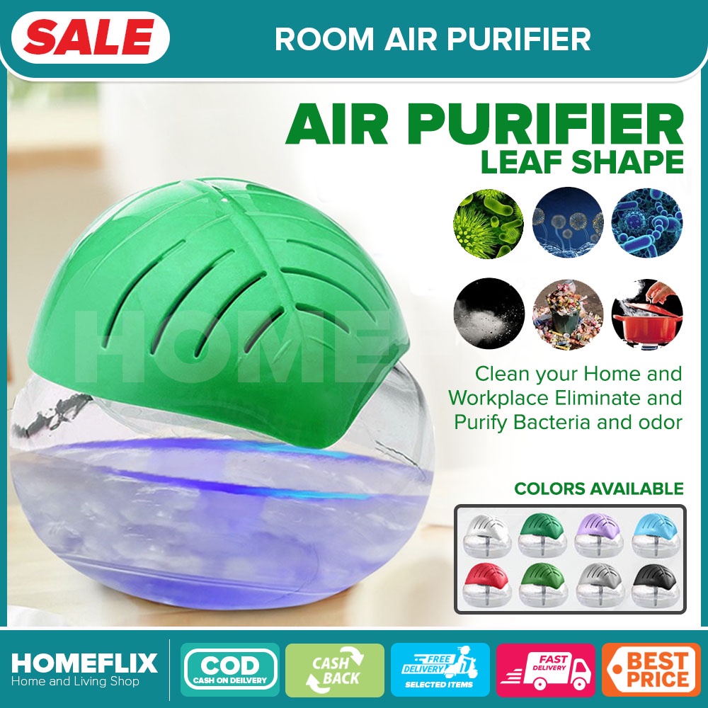 Air Purifier with Led Blue Lights Home Fragrance Oil Aromatherapy